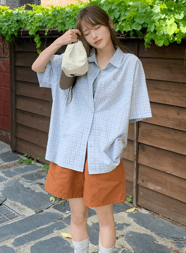 하프 플레어 블라우스 자켓